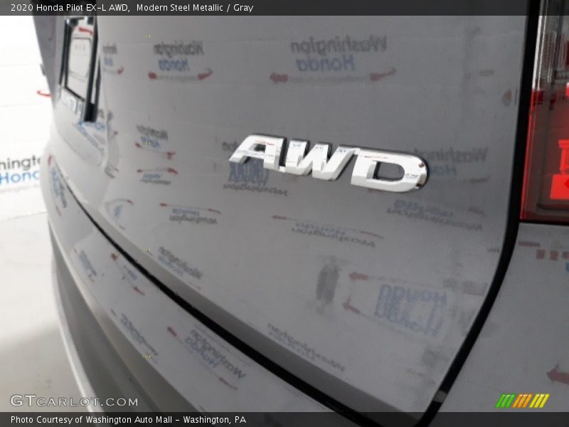 Modern Steel Metallic / Gray 2020 Honda Pilot EX-L AWD
