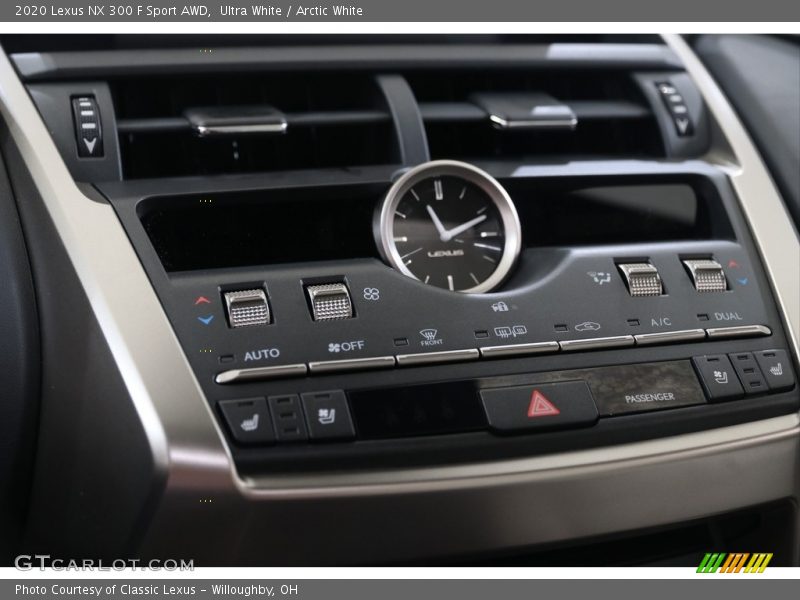 Controls of 2020 NX 300 F Sport AWD