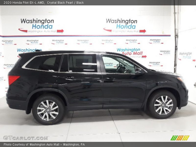 Crystal Black Pearl / Black 2020 Honda Pilot EX-L AWD