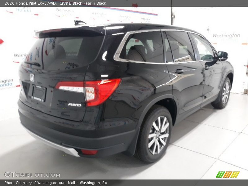 Crystal Black Pearl / Black 2020 Honda Pilot EX-L AWD