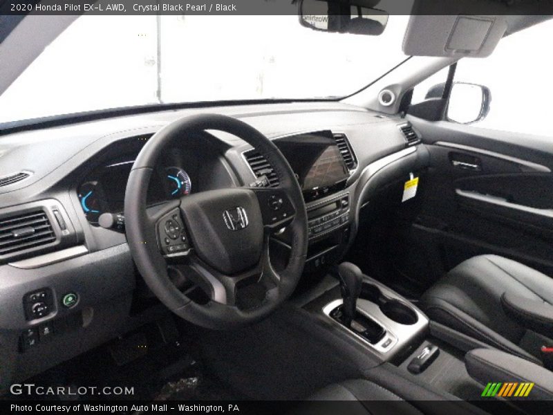 Crystal Black Pearl / Black 2020 Honda Pilot EX-L AWD