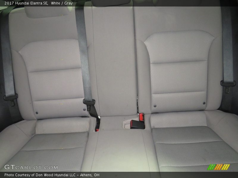 White / Gray 2017 Hyundai Elantra SE