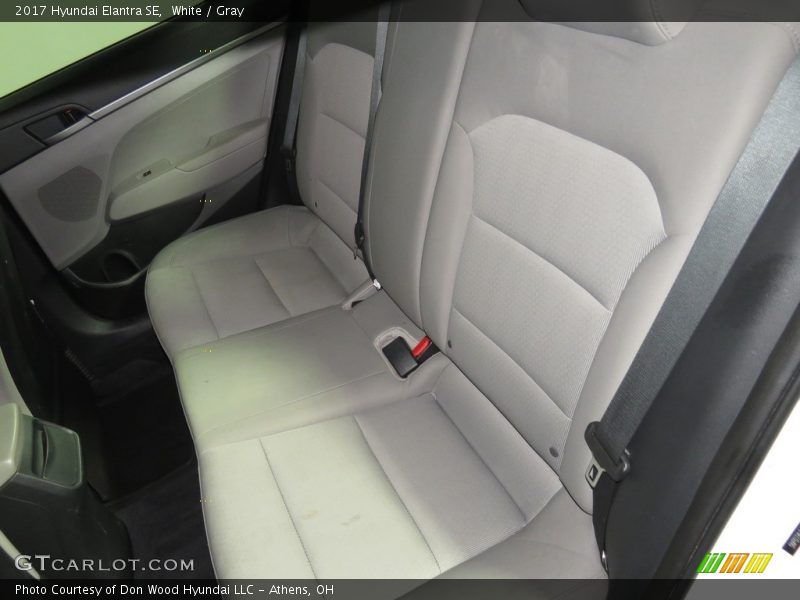 White / Gray 2017 Hyundai Elantra SE