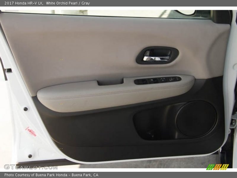 White Orchid Pearl / Gray 2017 Honda HR-V LX