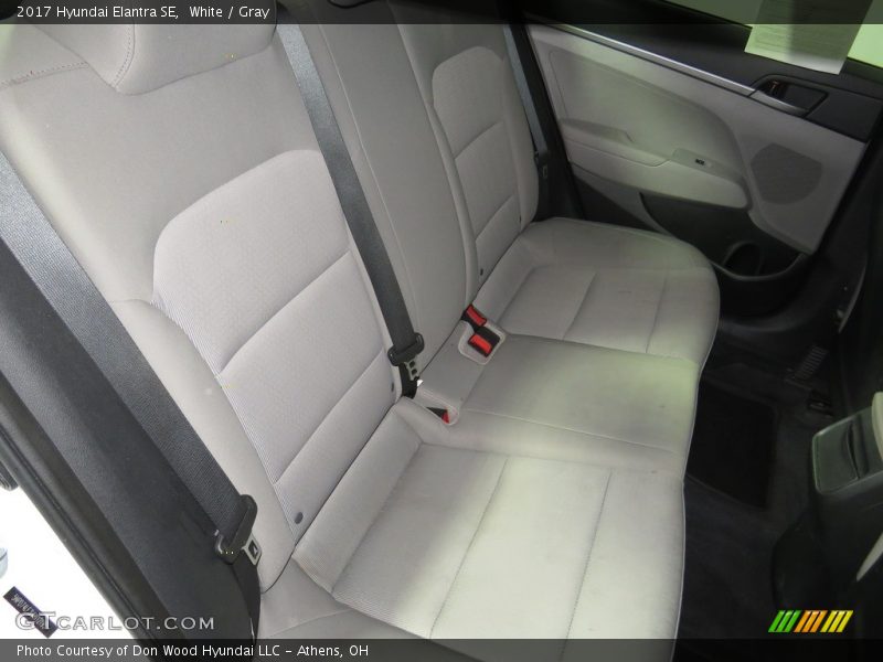 White / Gray 2017 Hyundai Elantra SE
