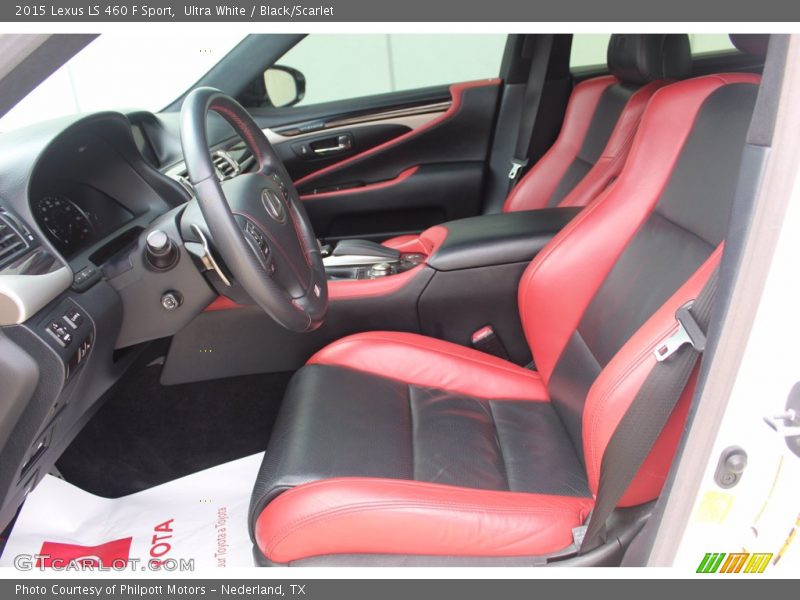  2015 LS 460 F Sport Black/Scarlet Interior