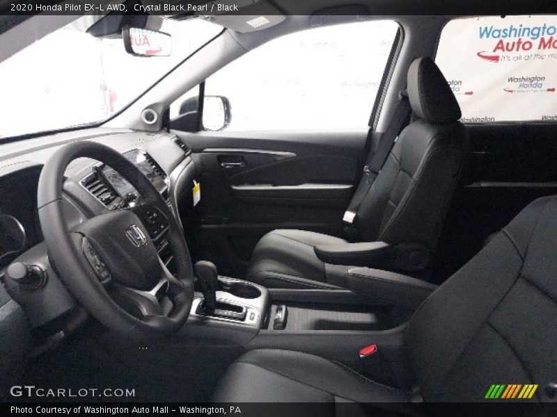 Crystal Black Pearl / Black 2020 Honda Pilot EX-L AWD