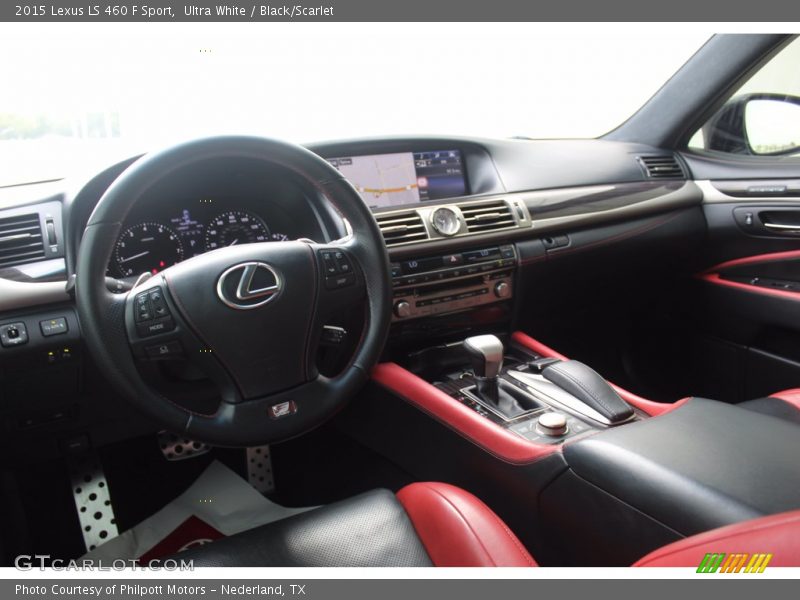Dashboard of 2015 LS 460 F Sport