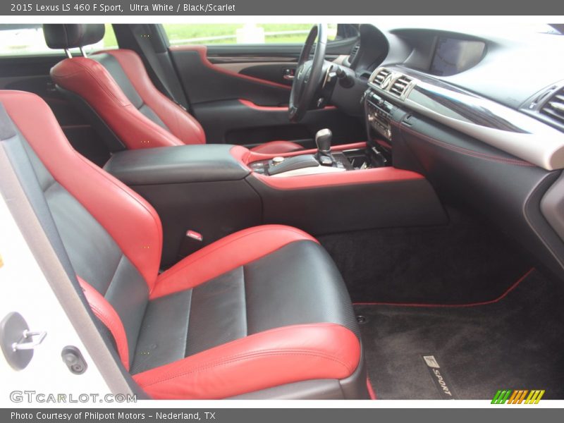 Front Seat of 2015 LS 460 F Sport