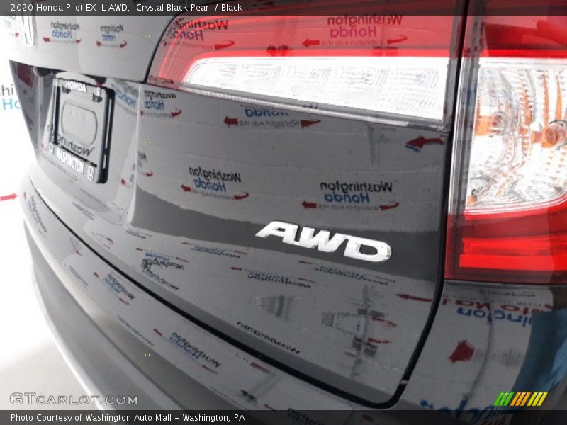 Crystal Black Pearl / Black 2020 Honda Pilot EX-L AWD