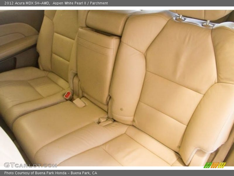 Aspen White Pearl II / Parchment 2012 Acura MDX SH-AWD