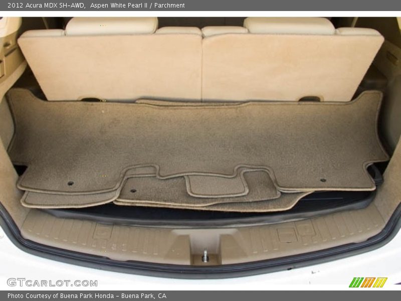 Aspen White Pearl II / Parchment 2012 Acura MDX SH-AWD