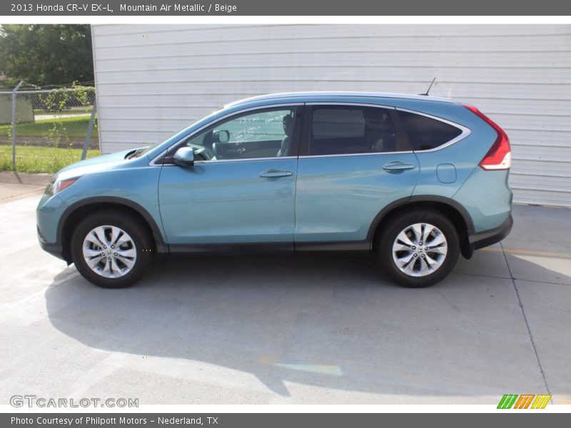 Mountain Air Metallic / Beige 2013 Honda CR-V EX-L