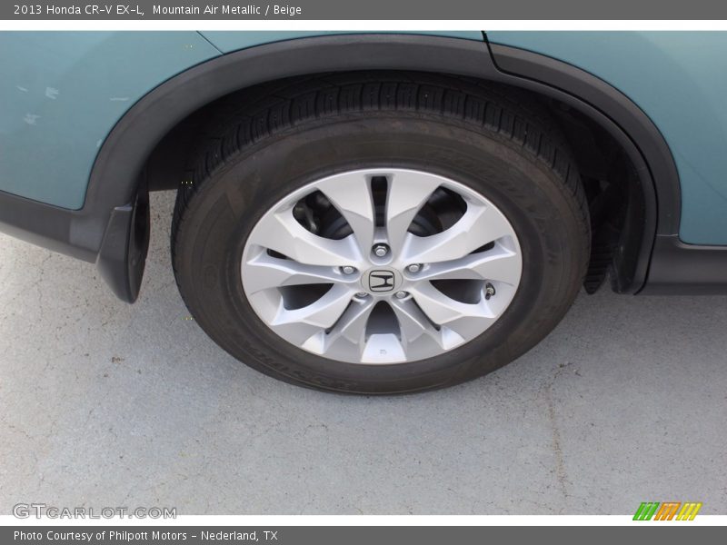 Mountain Air Metallic / Beige 2013 Honda CR-V EX-L