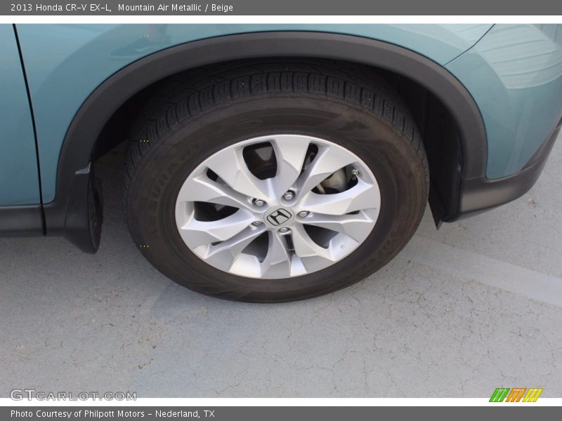 Mountain Air Metallic / Beige 2013 Honda CR-V EX-L