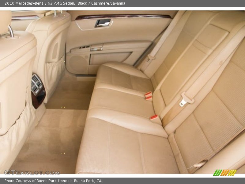 Black / Cashmere/Savanna 2010 Mercedes-Benz S 63 AMG Sedan