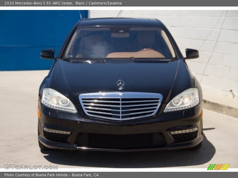 Black / Cashmere/Savanna 2010 Mercedes-Benz S 63 AMG Sedan