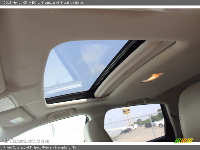 Mountain Air Metallic / Beige 2013 Honda CR-V EX-L