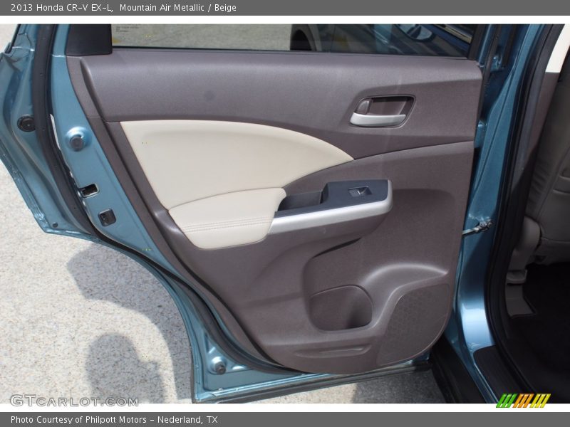 Mountain Air Metallic / Beige 2013 Honda CR-V EX-L