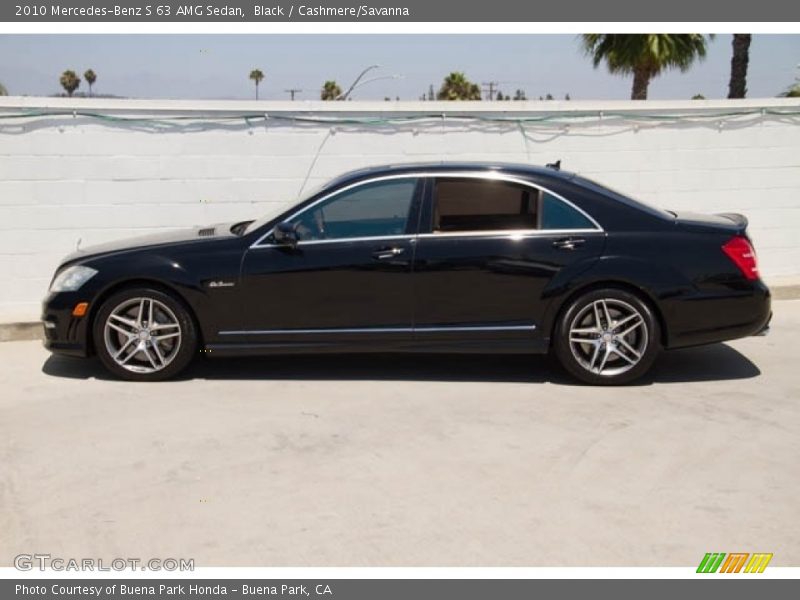 Black / Cashmere/Savanna 2010 Mercedes-Benz S 63 AMG Sedan