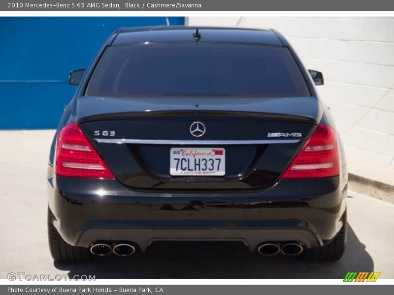 Black / Cashmere/Savanna 2010 Mercedes-Benz S 63 AMG Sedan