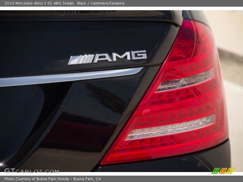 Black / Cashmere/Savanna 2010 Mercedes-Benz S 63 AMG Sedan