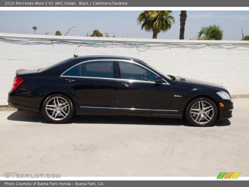 Black / Cashmere/Savanna 2010 Mercedes-Benz S 63 AMG Sedan