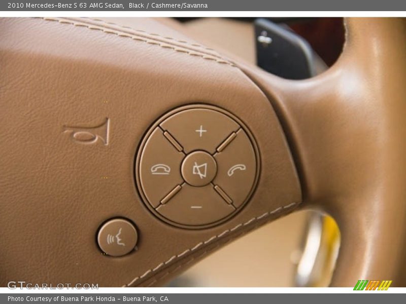 Black / Cashmere/Savanna 2010 Mercedes-Benz S 63 AMG Sedan