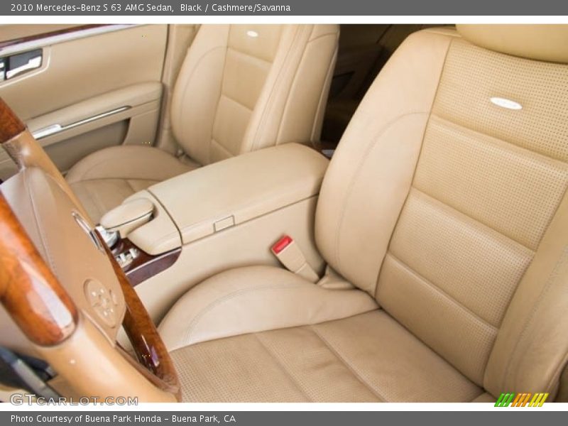 Black / Cashmere/Savanna 2010 Mercedes-Benz S 63 AMG Sedan