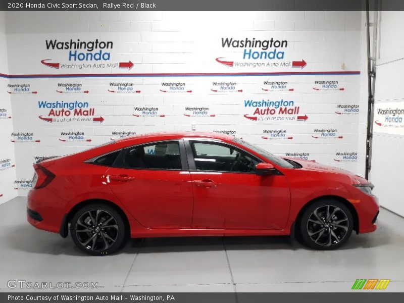 Rallye Red / Black 2020 Honda Civic Sport Sedan