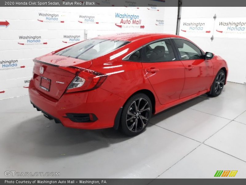 Rallye Red / Black 2020 Honda Civic Sport Sedan