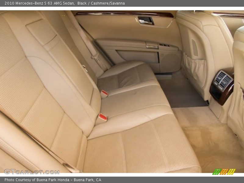 Black / Cashmere/Savanna 2010 Mercedes-Benz S 63 AMG Sedan