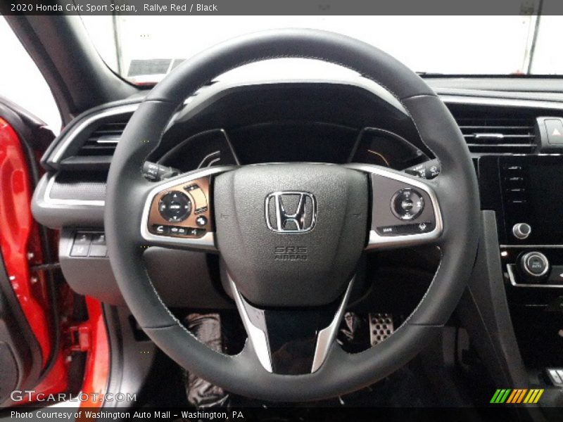 Rallye Red / Black 2020 Honda Civic Sport Sedan