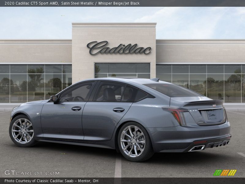Satin Steel Metallic / Whisper Beige/Jet Black 2020 Cadillac CT5 Sport AWD