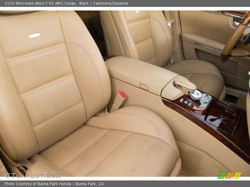 Black / Cashmere/Savanna 2010 Mercedes-Benz S 63 AMG Sedan