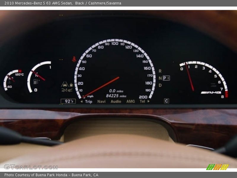 Black / Cashmere/Savanna 2010 Mercedes-Benz S 63 AMG Sedan