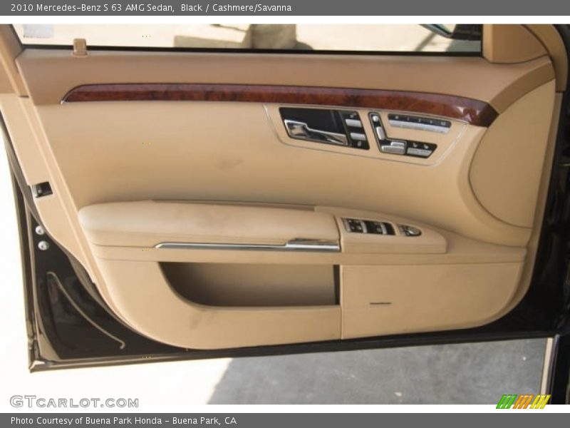 Black / Cashmere/Savanna 2010 Mercedes-Benz S 63 AMG Sedan