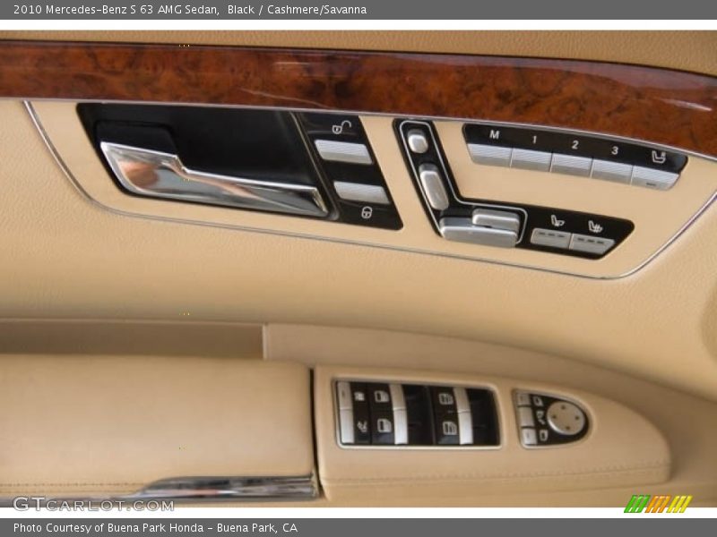 Black / Cashmere/Savanna 2010 Mercedes-Benz S 63 AMG Sedan