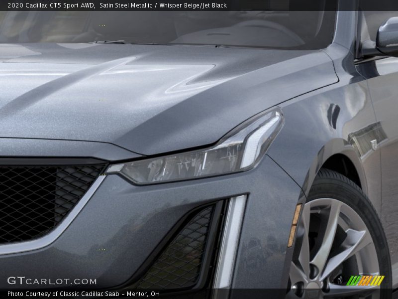 Satin Steel Metallic / Whisper Beige/Jet Black 2020 Cadillac CT5 Sport AWD
