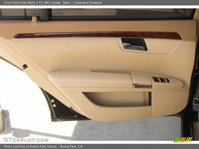 Black / Cashmere/Savanna 2010 Mercedes-Benz S 63 AMG Sedan