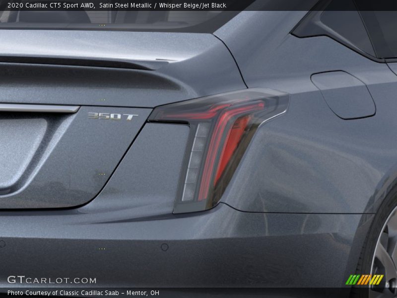 Satin Steel Metallic / Whisper Beige/Jet Black 2020 Cadillac CT5 Sport AWD