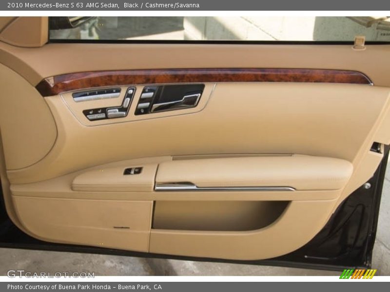 Black / Cashmere/Savanna 2010 Mercedes-Benz S 63 AMG Sedan