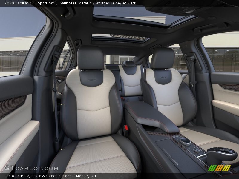 Satin Steel Metallic / Whisper Beige/Jet Black 2020 Cadillac CT5 Sport AWD