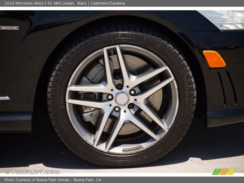 Black / Cashmere/Savanna 2010 Mercedes-Benz S 63 AMG Sedan
