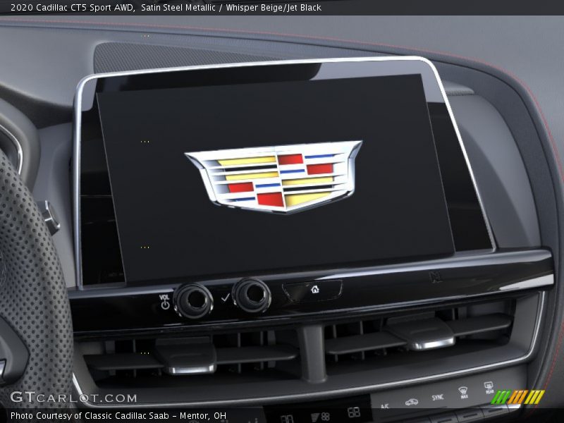 Satin Steel Metallic / Whisper Beige/Jet Black 2020 Cadillac CT5 Sport AWD