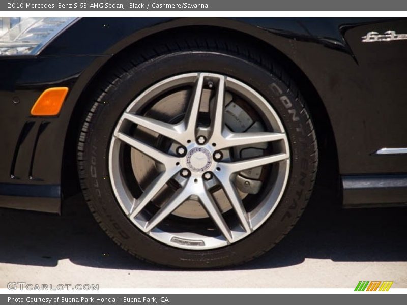 Black / Cashmere/Savanna 2010 Mercedes-Benz S 63 AMG Sedan
