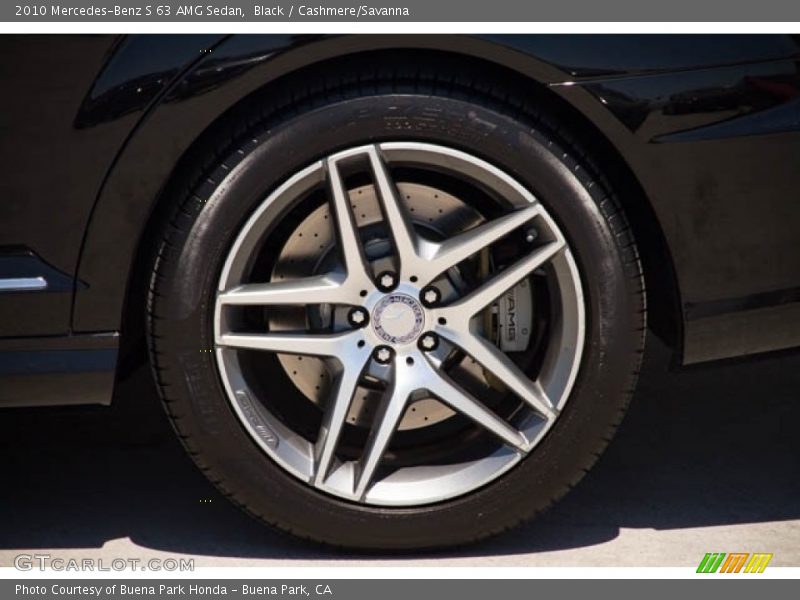 Black / Cashmere/Savanna 2010 Mercedes-Benz S 63 AMG Sedan