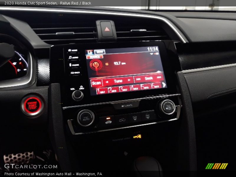 Rallye Red / Black 2020 Honda Civic Sport Sedan