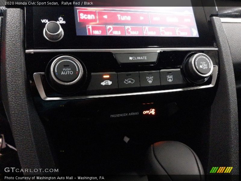 Rallye Red / Black 2020 Honda Civic Sport Sedan