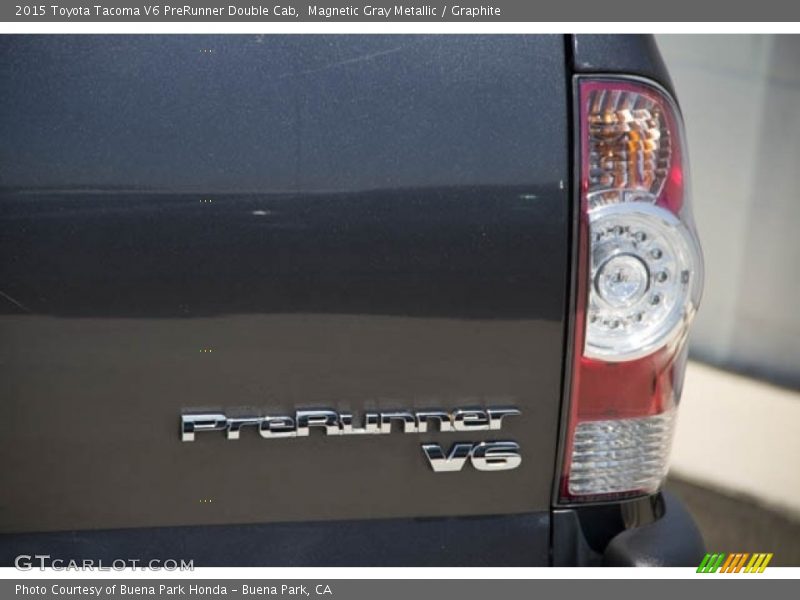Magnetic Gray Metallic / Graphite 2015 Toyota Tacoma V6 PreRunner Double Cab